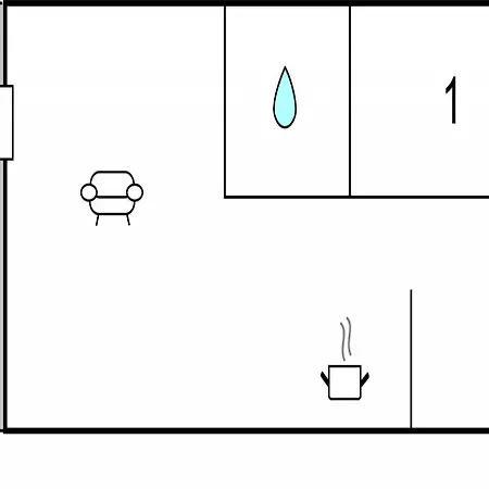 Amazing In Romo With Kitchen Apartment